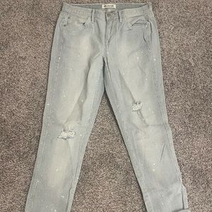Madewell striped jeans size 26